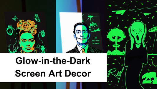 Glow-in-the-Dark Screen Art for Unique Decor