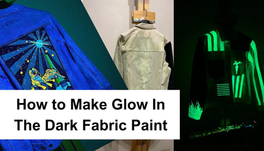 How to Create Glow in the Dark Fabric Paint & Dye